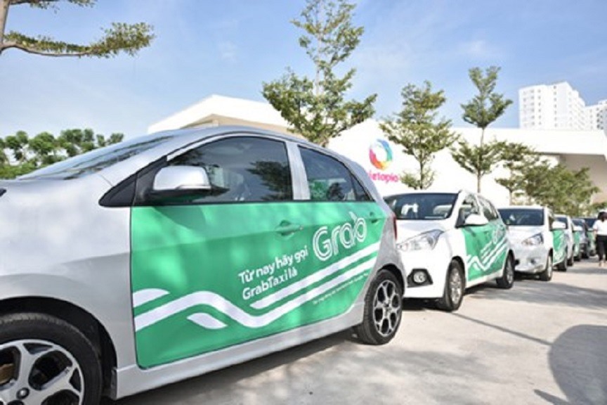 Tại Việt Nam, Grab hiện đang là hãng taxi công nghệ chiếm thị phần lớn nhất (ảnh:ANTĐ).
