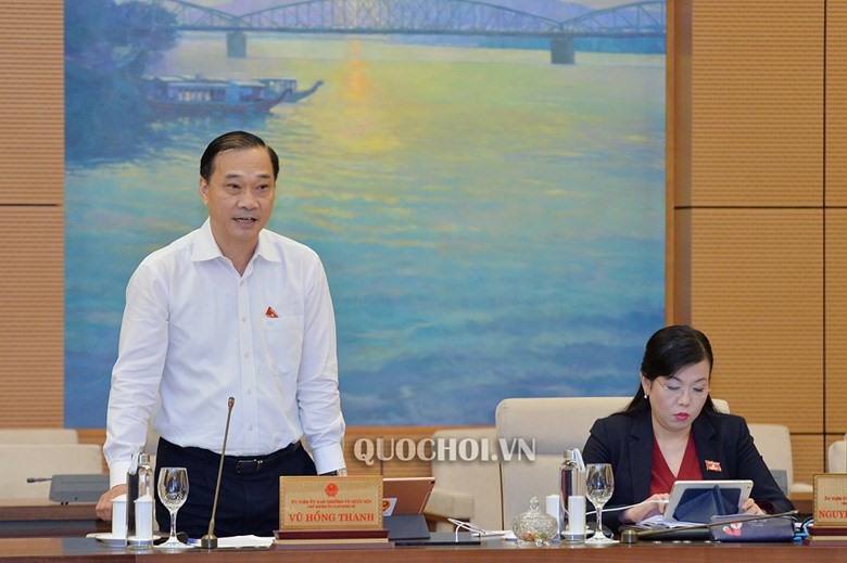 Chủ nhiệm Ủy ban Kinh tế Vũ Hồng Thanh. Ảnh Quochoi.vn