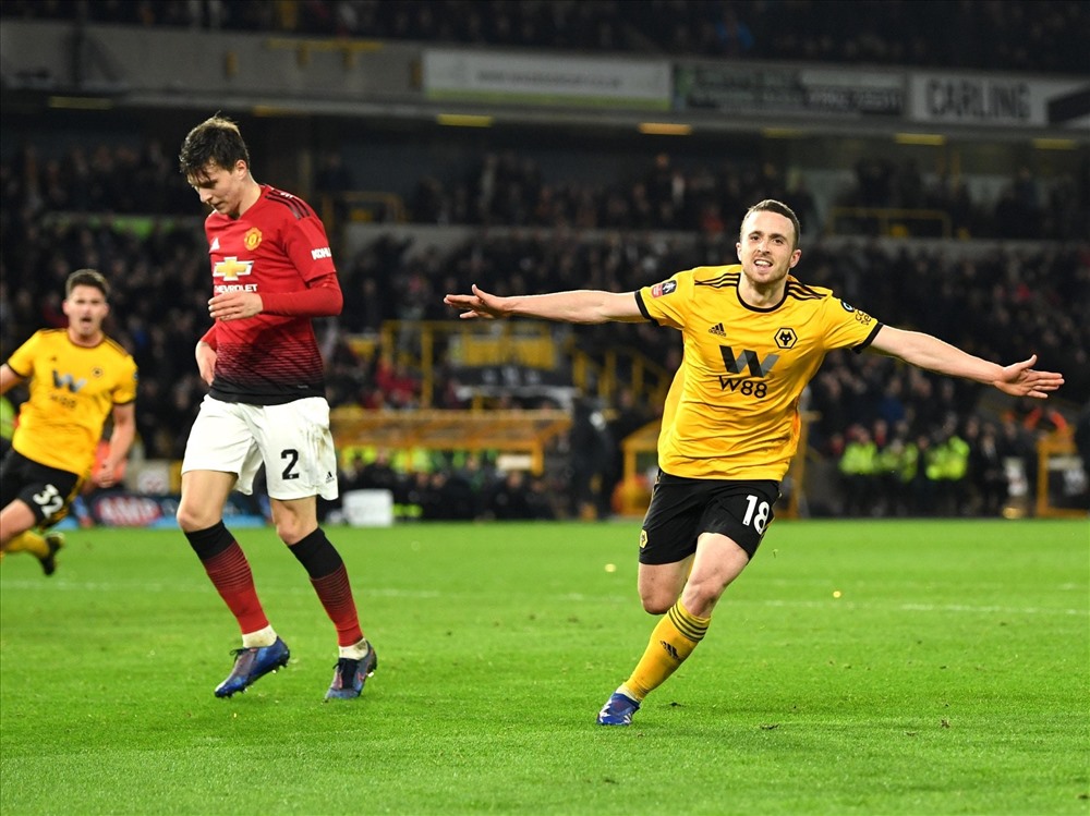 M.U thất bại trước Wolves ở lượt về mùa trước. Ảnh: Independent.