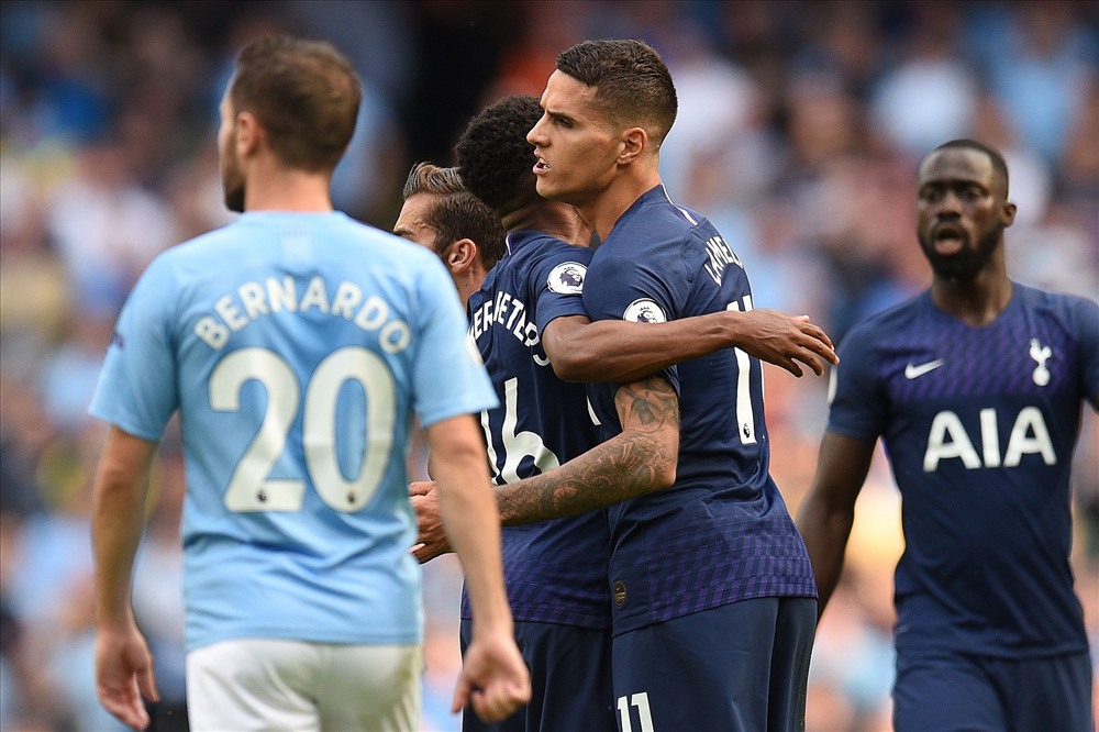 Lamela chỉ cần 1 cú sút duy nhất. Ảnh: Getty.