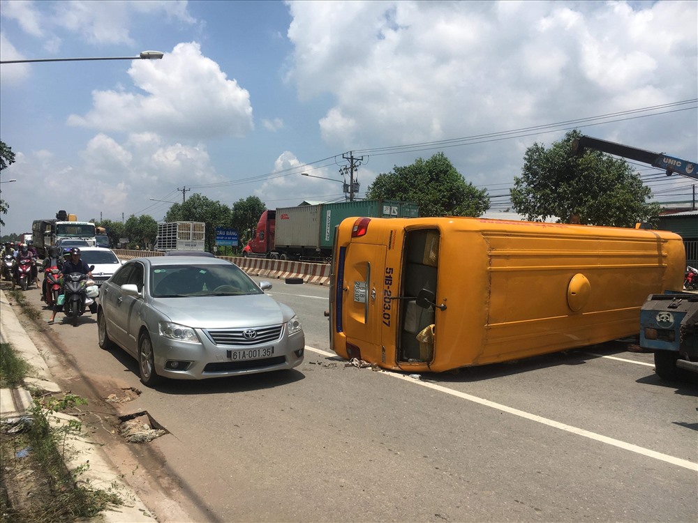Có 10 người bị thương trong vụ tai nạn.