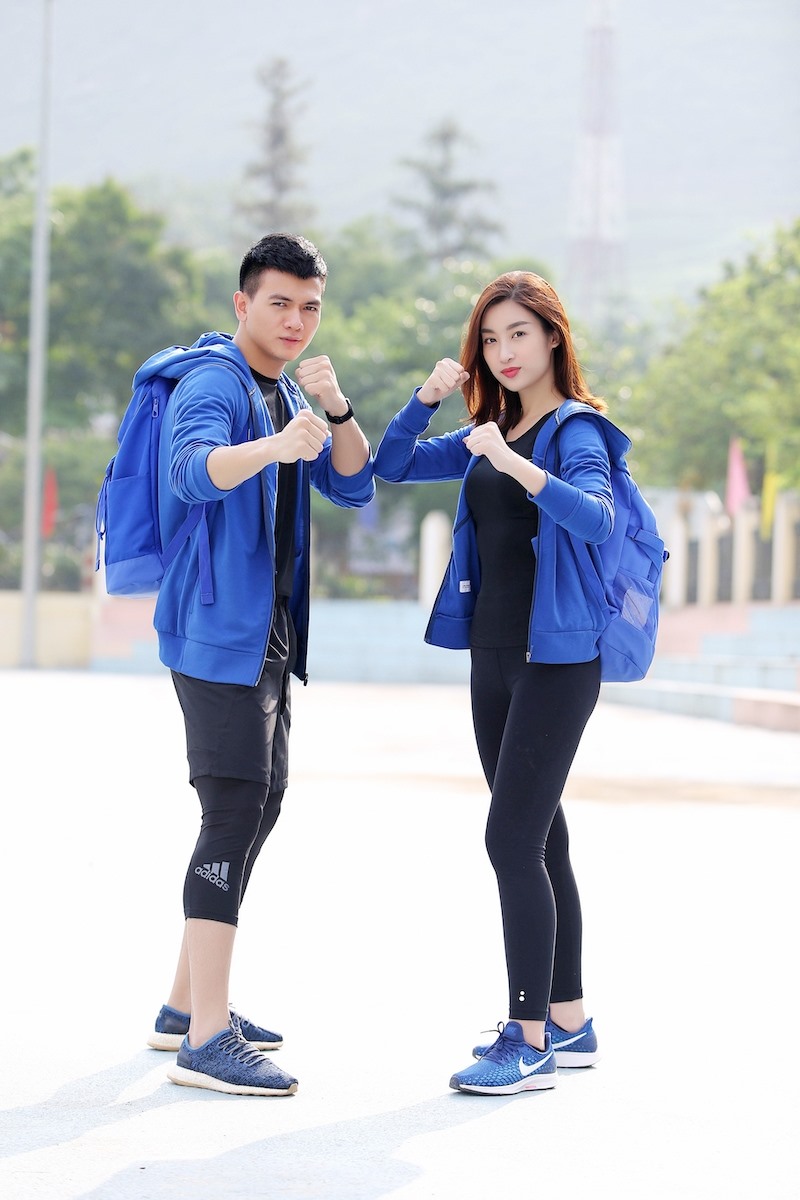 Đội Hoa hậu Đỗ Mỹ Linh - Xuân Tiền. Ảnh: VTV