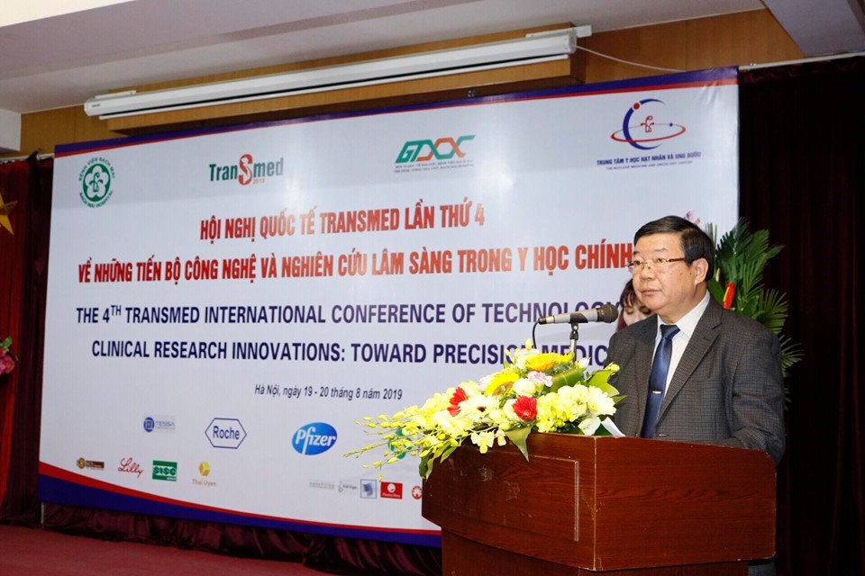 PGS.TS Nguyễn Quốc Anh phát biểu khai mạc hội nghị. ẢNH: PV.