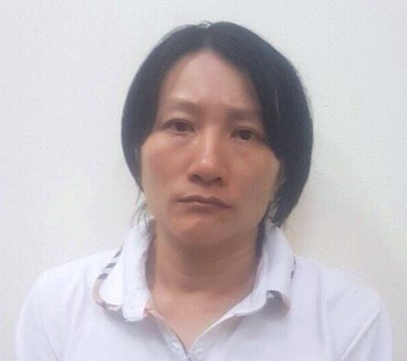 Bị can Phạm Vân Thùy. Ảnh BCA