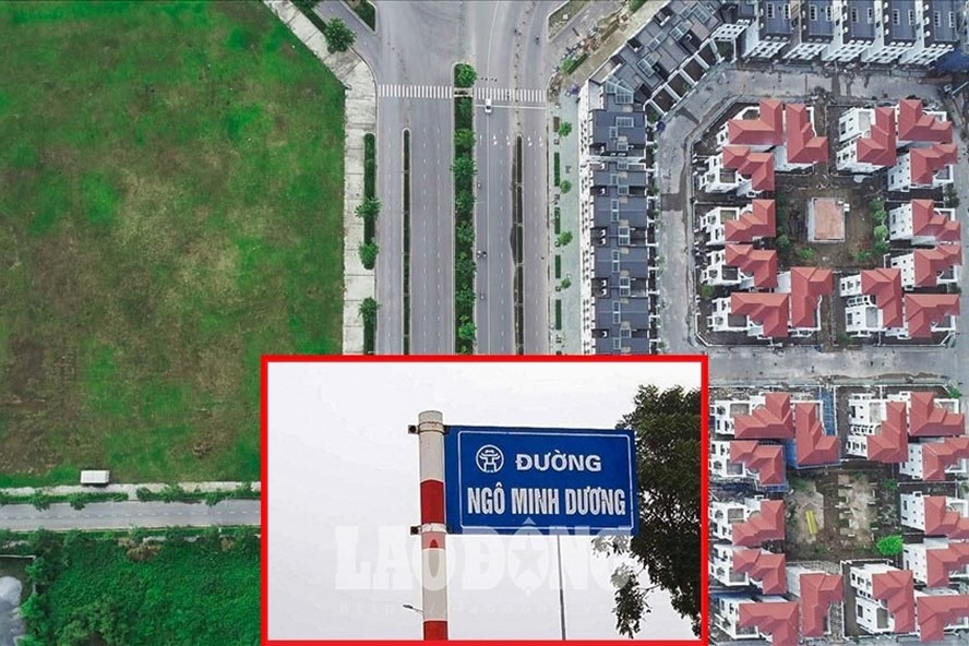 Toàn cảnh con đường 10 làn đường nối đường Phạm Văn Đồng (Vành đai 3) và Võ Chí Công (Vành đai 2) ở Hà Nội. Ảnh VT