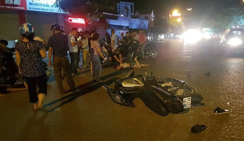Hiện trường vụ tai nạn. Ảnh: atgt.vn.