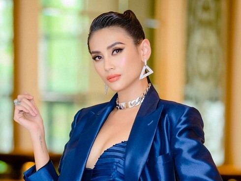 Siêu mẫu Võ Hoàng Yến khẳng định không có mâu thuẫn với Hồ Ngọc Hà. Ảnh: MUVN.