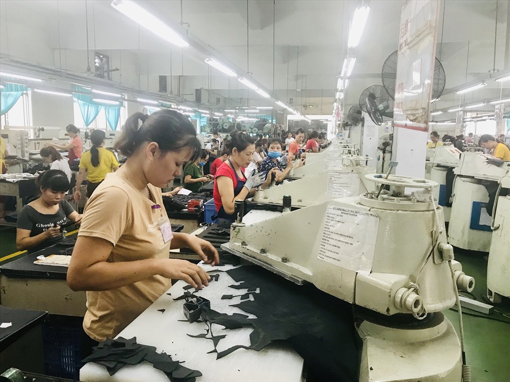 Công nhân Công ty KaiYang Việt Nam mới đi làm lại được 1 tuần lại có nguy cơ ngừng việc - ảnh CTV