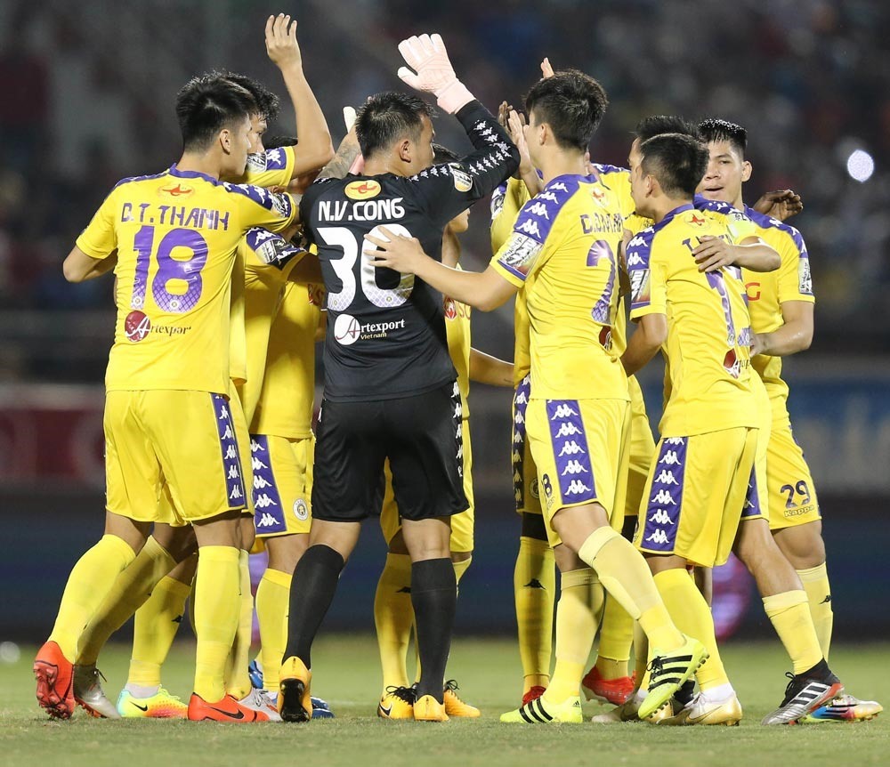 Câu lạc bộ Hà Nội đã thể hiện bản lĩnh ở AFC Cup. Ảnh: AFC