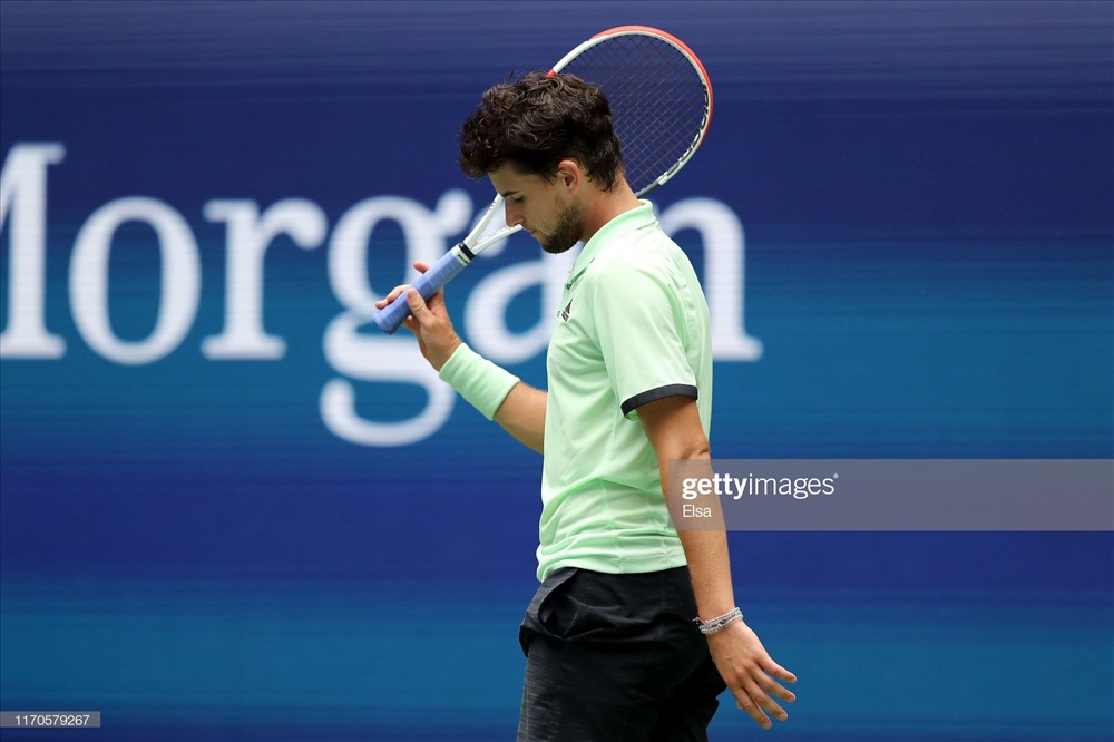 Thiem là cái tên gây thất vọng nhất ở nội dung đơn nam. Ảnh: Getty.