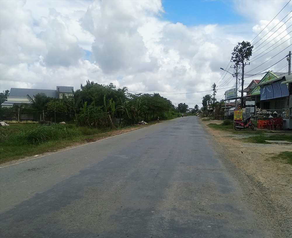 Một góc xã Long Đức (TP.Trà Vinh, tỉnh Trà Vinh). Ảnh: TR.L