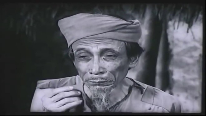 Nhà văn Kim Lân vào vai Lão Hạc.