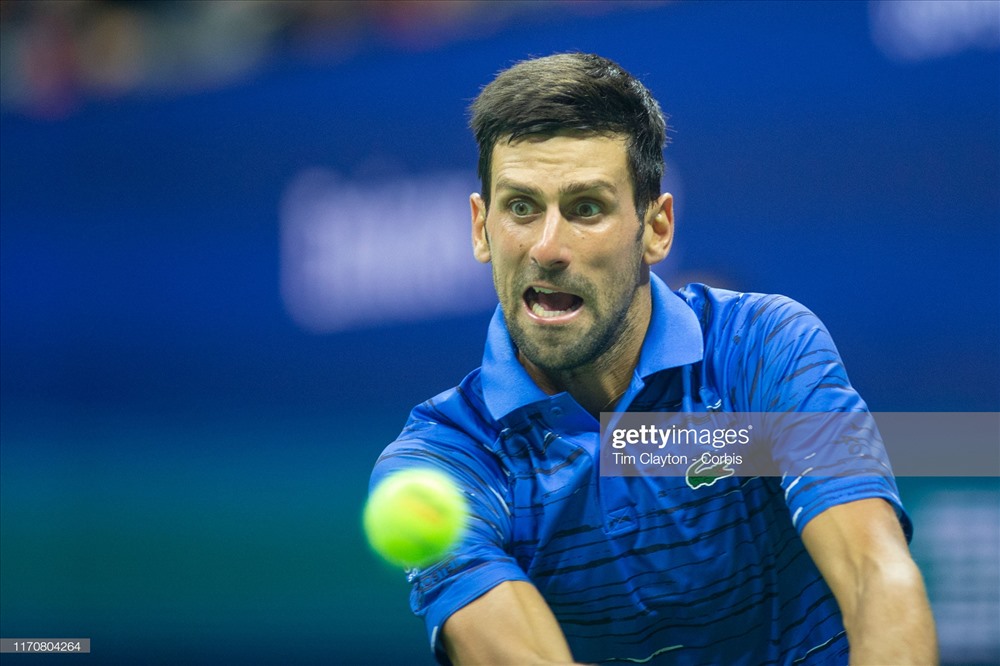 Djokovic chật vật trước đối thủ kém tên tuổi. Ảnh: Getty.
