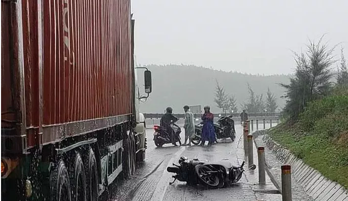 Hiện trường vụ tai nạn. Ảnh: Người lao động.