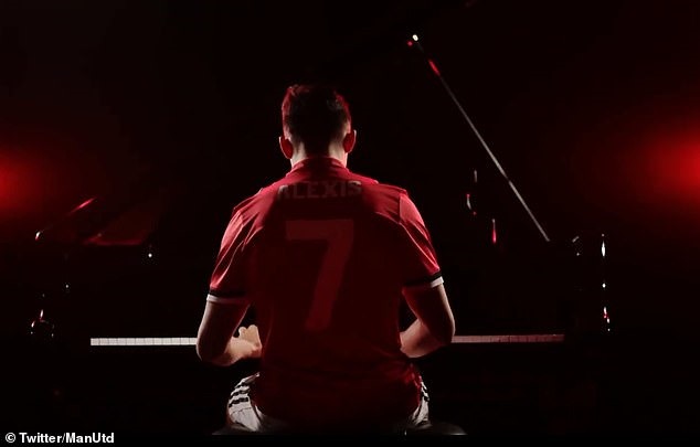“Nghệ sĩ” Alexis Sanchez. Ảnh: Twitter.