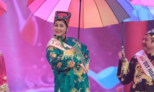 Tạo hình Minh Hằng với vai diễn trong Táo Quân. Ảnh: VFC.