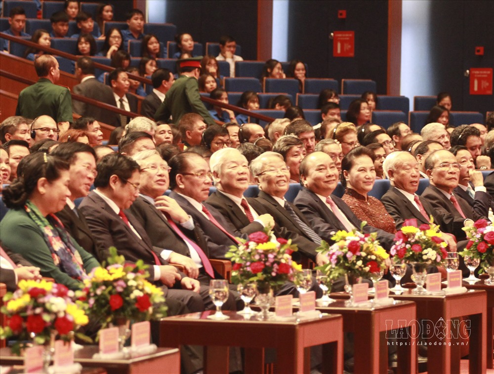 Các đại biểu tham dự Lễ kỷ niệm. Ảnh T.Vương