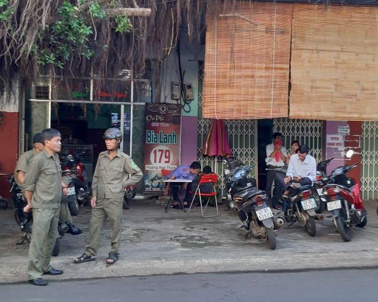 Hiện trường vụ án mạng. Ảnh: LX