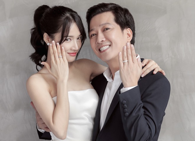 Nhã Phương và Trường Giang. Ảnh: ST