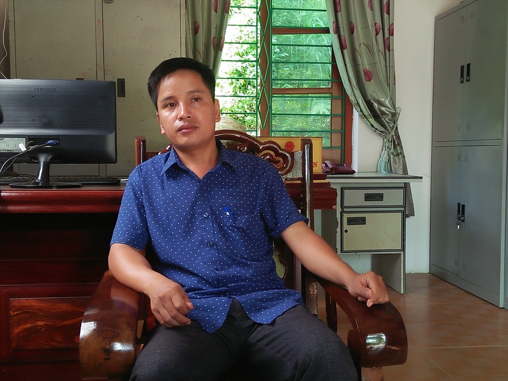 Anh Lục Văn Quyết, Phó Chủ tịch UBND xã Bằng Thành bức xúc với việc đơn vị “thăm dò quặng vàng” gây ô nhiễm môi trường, trây ỳ, coi thường các mệnh lệnh hành chính của địa phương.