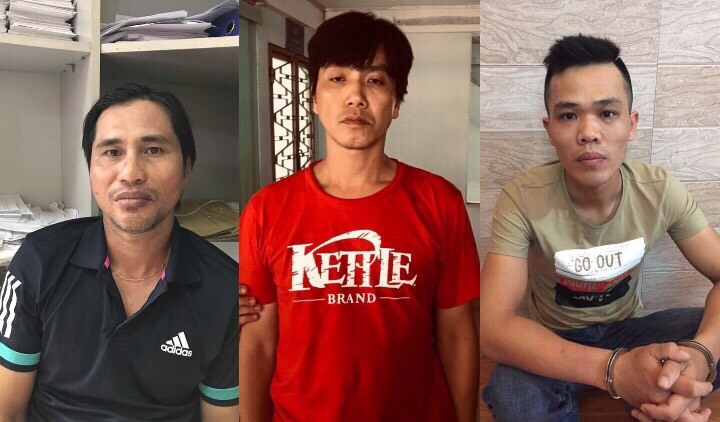 Phú cùng đồng bọn đã bị bắt giữ. Ảnh CACC