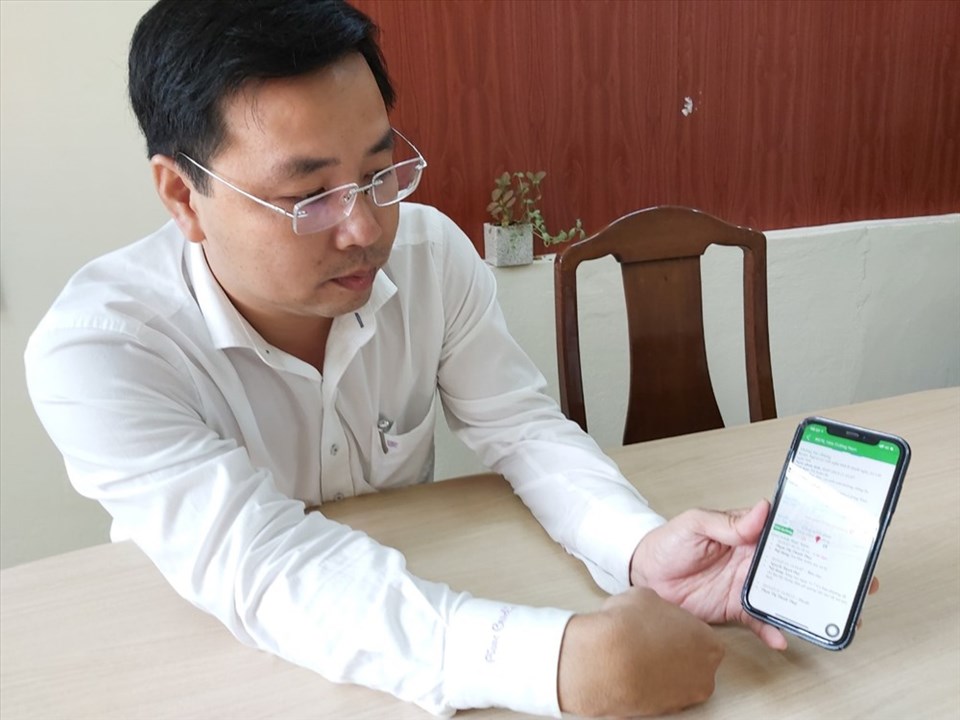 Ông Nguyễn Minh Huy - Phó Chủ tịch UBND quận Hải Châu đang nói về ứng dụng. ảnh: H.Vinh Ông Nguyễn Minh Huy - Phó Chủ tịch UBND quận Hải Châu đang nói về ứng dụng. ảnh: H.Vinh