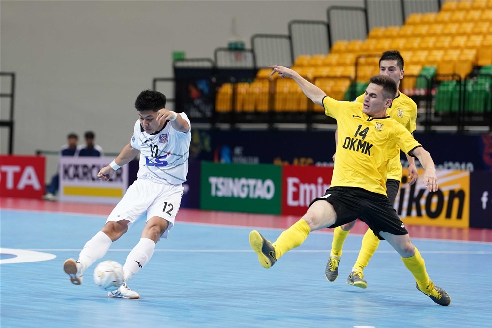 AGMK được xem là “ĐT futsal Uzbekistan thu nhỏ” khi sở hữu dàn hảo thủ của ĐT futsal nước này. Ảnh: T.D