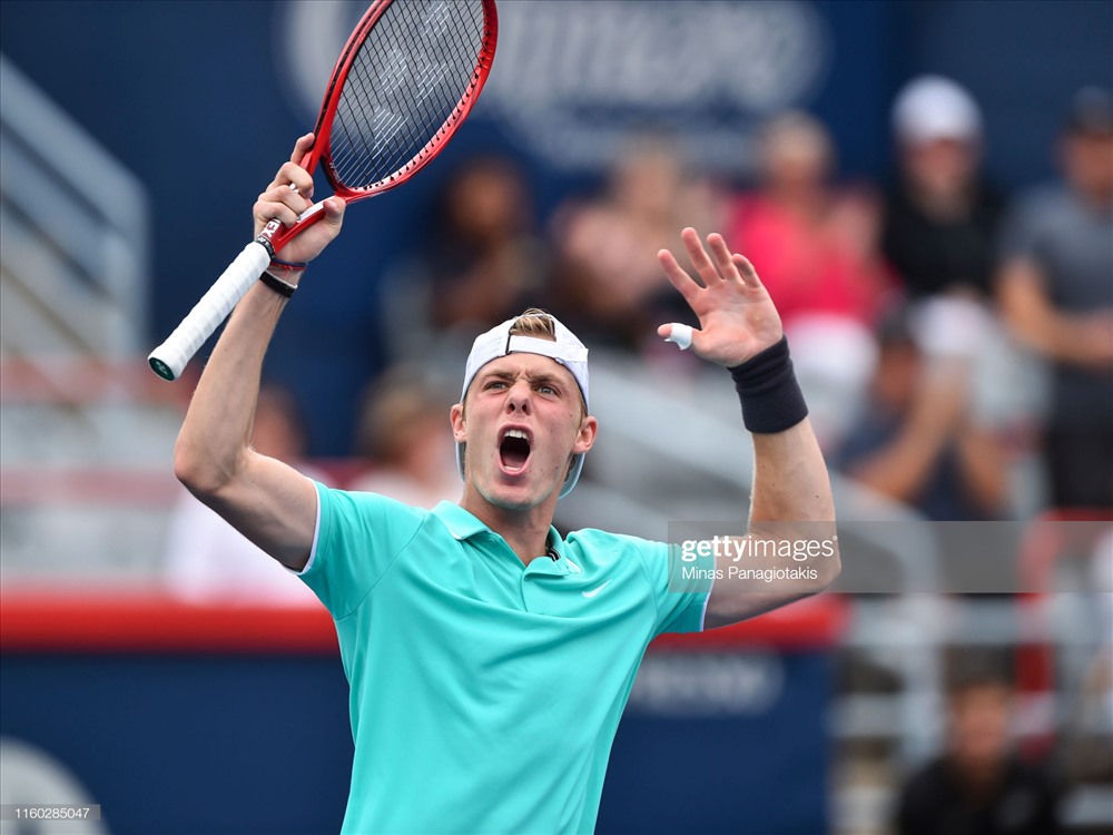 Thiem mất tới 3 set để có vé đi tiếp vào vòng sau. Ảnh: Getty.