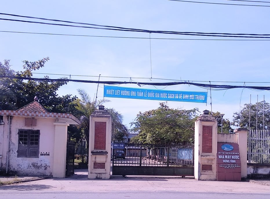 NhÃ  mÃ¡y nÆ°á»c HÆ°ng VÄ©nh thuá»c CÃ´ng ty CP cáº¥p nÆ°á»c Nghá» An.