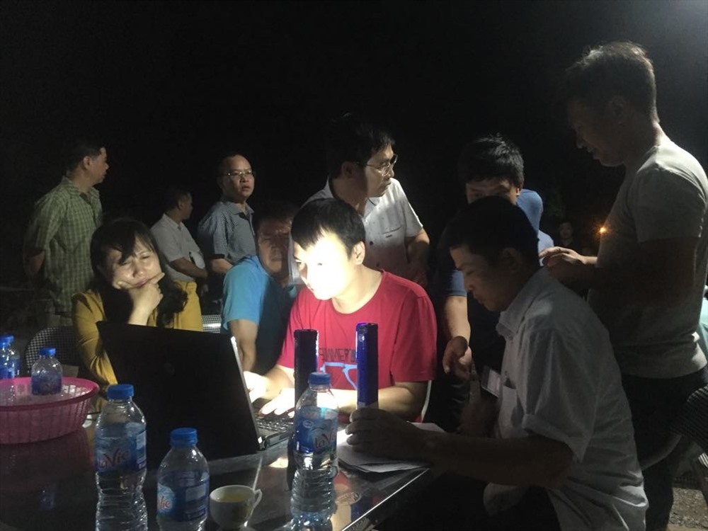 Các cơ quan lập biên bản tại hiện trường