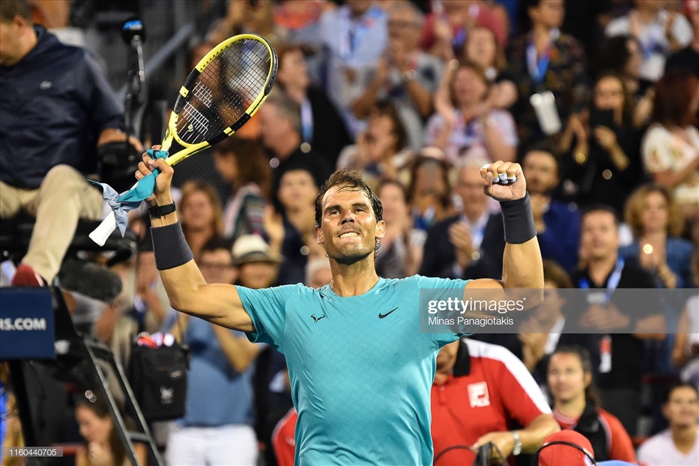 Nadal đánh dấu mốc lịch sử mới sau chiến thắng tại vòng 3. Ảnh: Getty.