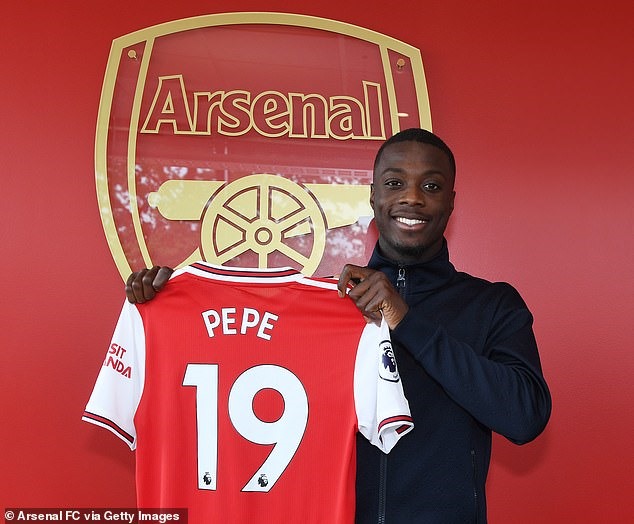 Nicolas Pepe. Ảnh: Arsenal.