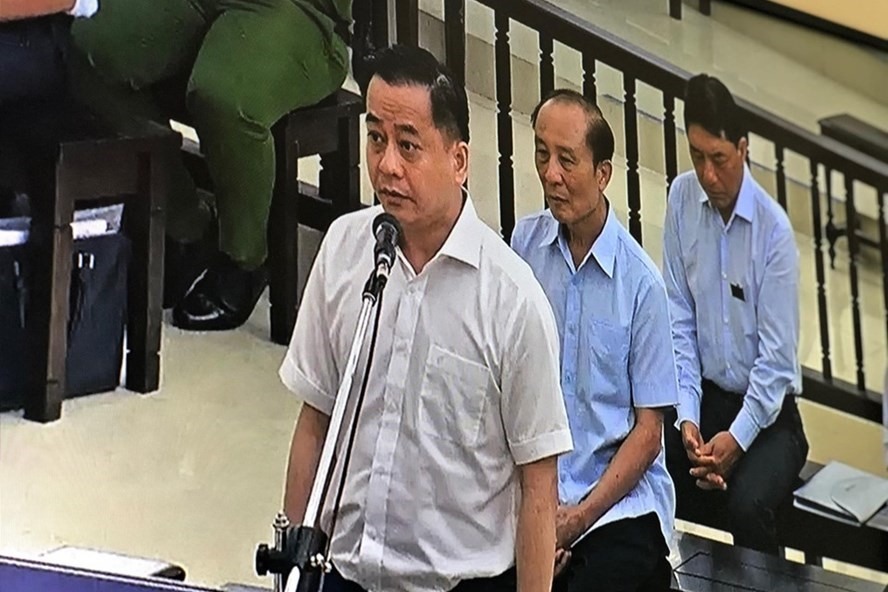 Vũ “nhôm” tại tòa phúc thẩm. Ảnh: C.N