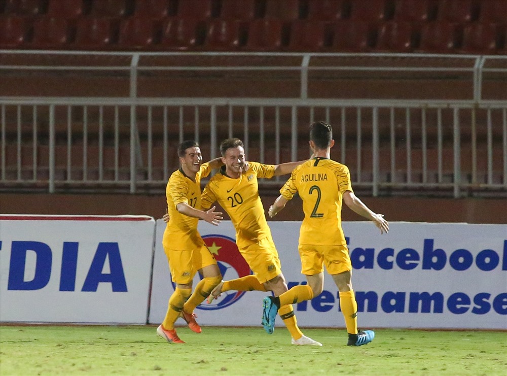 U18 Australia thể hiện sức mạnh là ứng viên vô địch của giải đấu sau 2 chiến thắng đậm tại giải năm nay. Ảnh: Đ.V