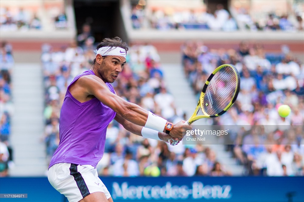 Nadal hủy diệt đối thủ chóng vánh. Ảnh: Getty.