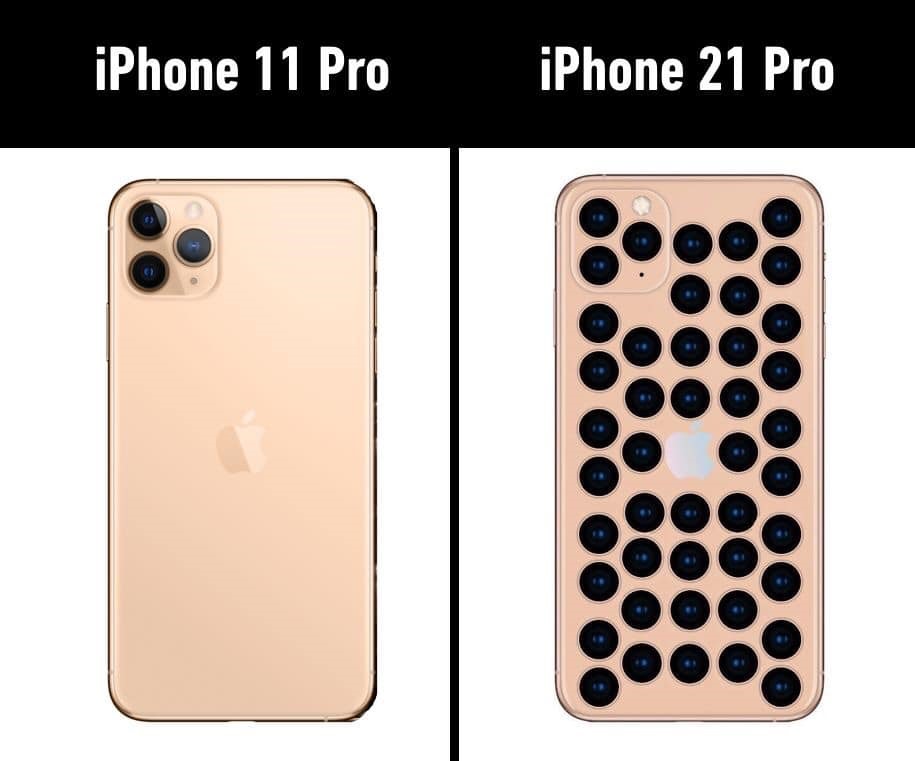 Càng phiên bản nâng cấp, camera IPhone sẽ càng có nhiều lỗ?. Ảnh: S.T.