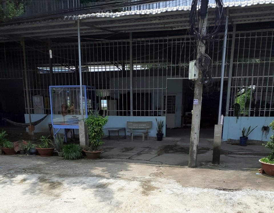 Hiện trường vụ án chồng dùng đá đánh vợ đến chết. Ảnh: Nhật Hồ