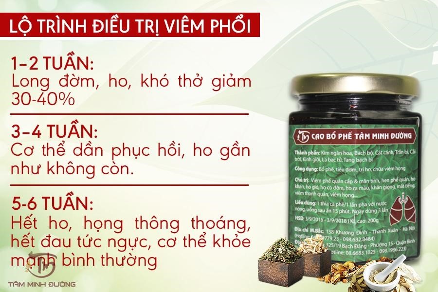 Hiệu quả của Cao Bổ Phế