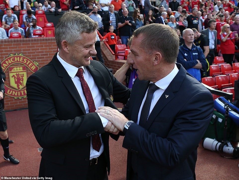 Ole Solskjaer và Brendan Rodgers. Ảnh: Getty.