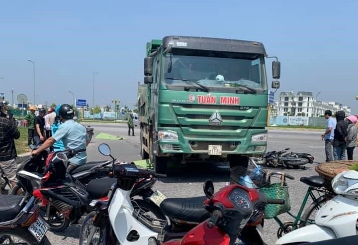 Hiện trường vụ tai nạn. Ảnh: baotintuc.vn.