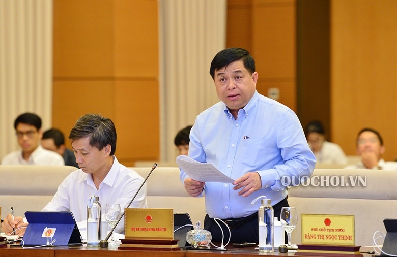 Bộ trưởng Bộ Kế hoạch và Đầu tư Nguyễn Chí Dũng. Ảnh Quochoi.vn