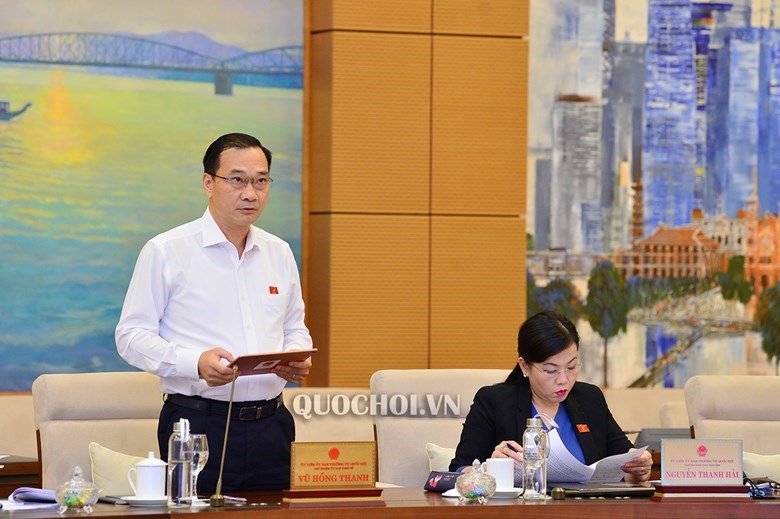 Chủ nhiệm Ủy ban Kinh tế Vũ Hồng Thanh. Ảnh Quochoi.vn