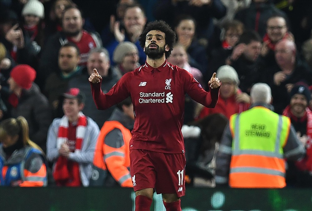 Salah là người ghi bàn duy nhất. Ảnh: Getty.