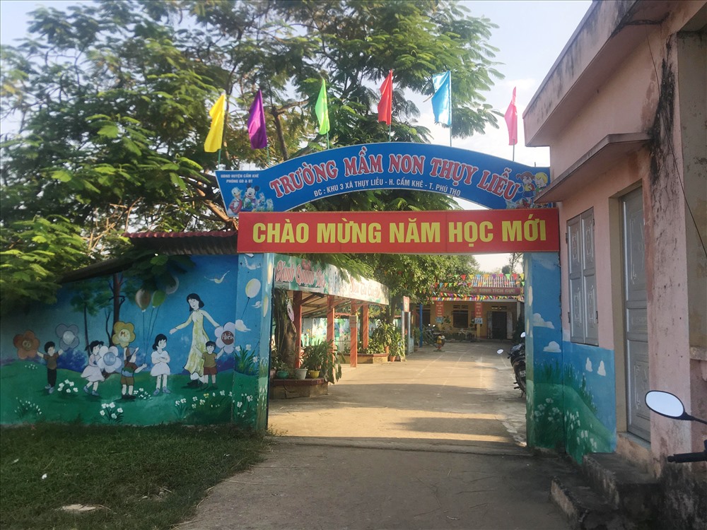 Trường Mầm non Thụy Liễu - nơi xảy ra vụ việc. Ảnh: LL.