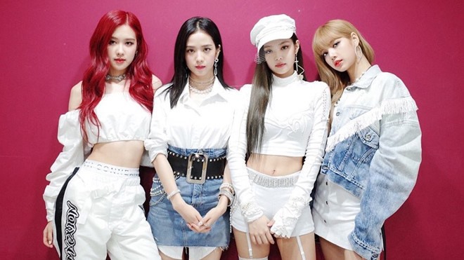 Các thành viên nhóm Black Pink.