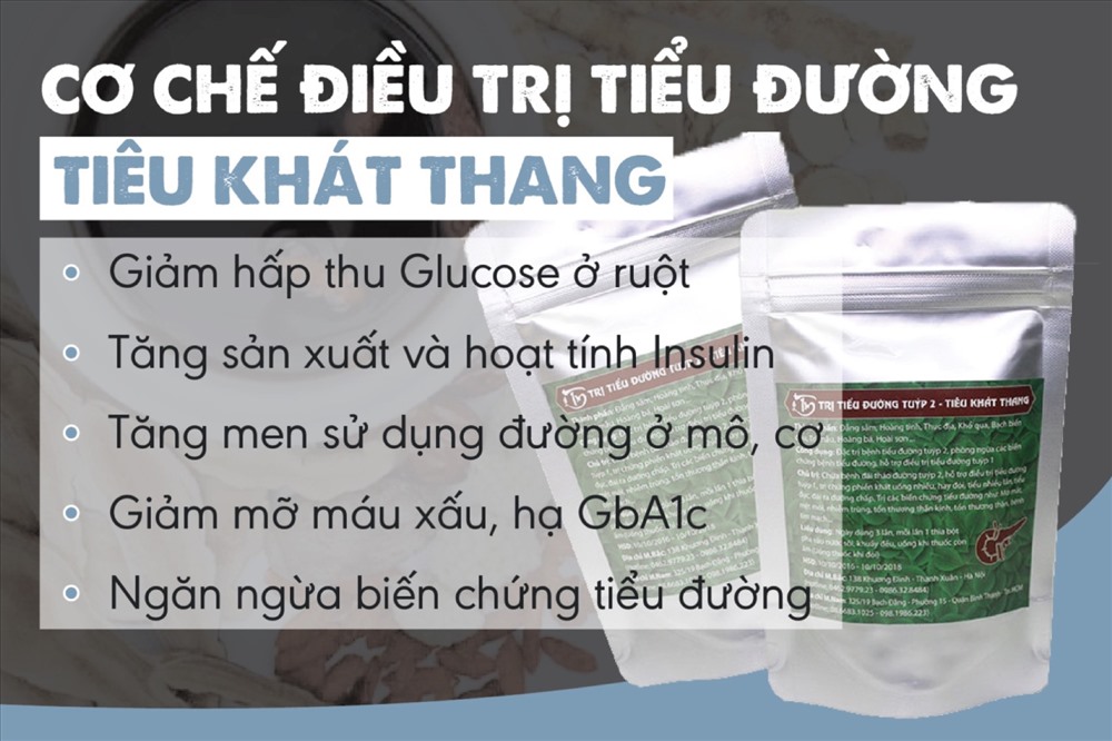 Cơ chế chữa bệnh tiểu đường của Tiêu Khát Thang