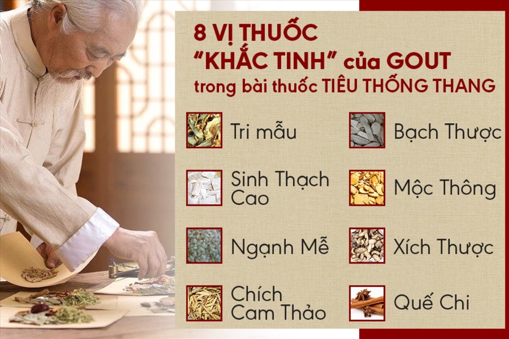 Thành phần của bài thuốc Tiêu Thống Thang