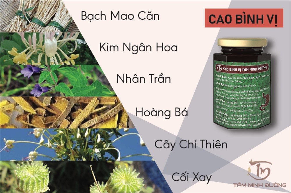 Dứt điểm chứng đầy bụng khó tiêu nhờ Cao bình vị Tâm Minh Đường