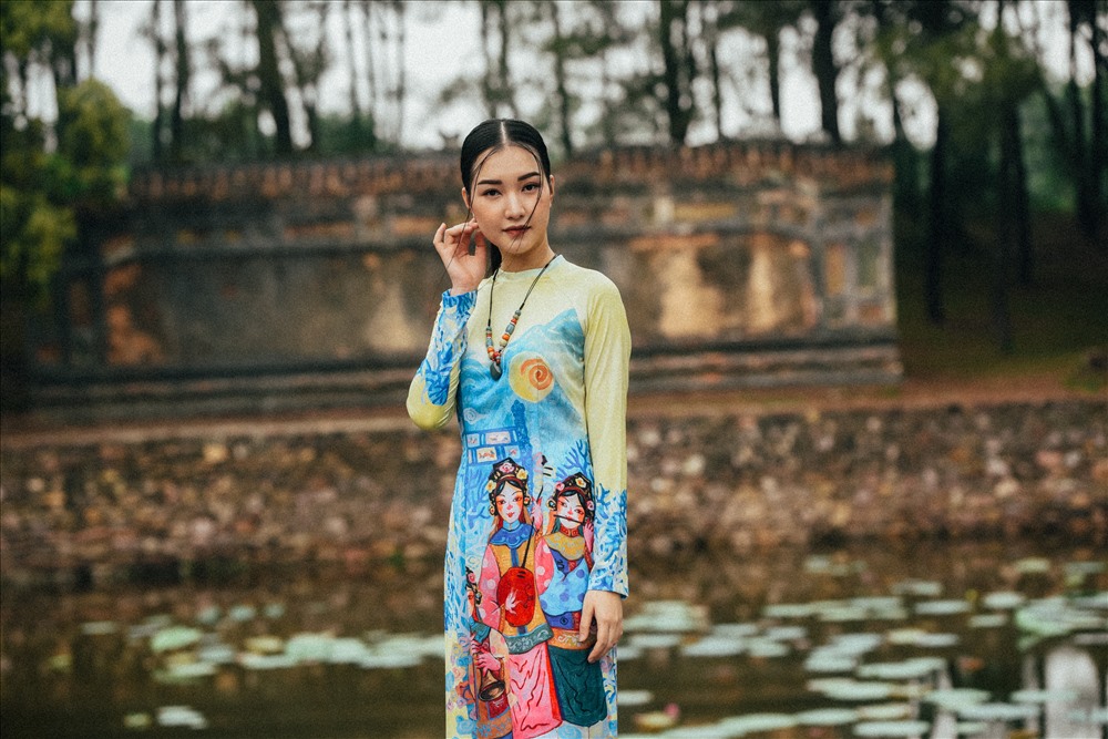 “Nàng thơ xứ Huế” Ngọc Trân được mời thực hiện bộ ảnh cùng Ngọc Hân.