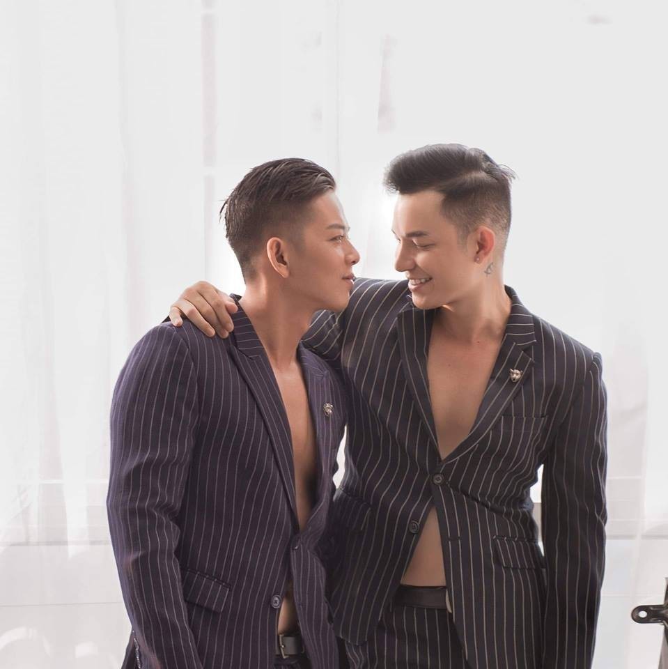 Sơn Tùng và Đức Hiền từng là một cặp đôi đẹp. Ảnh: FBNV